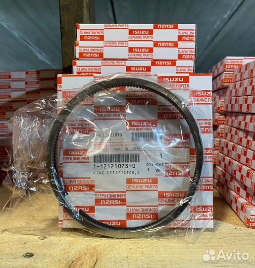 Кольцо поршневое 1-12121073-0 (6RB1)