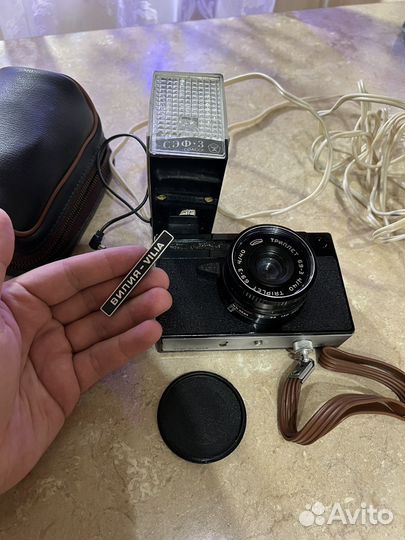 Плёночный фотоаппарат vilia (вилия) со вспышкой