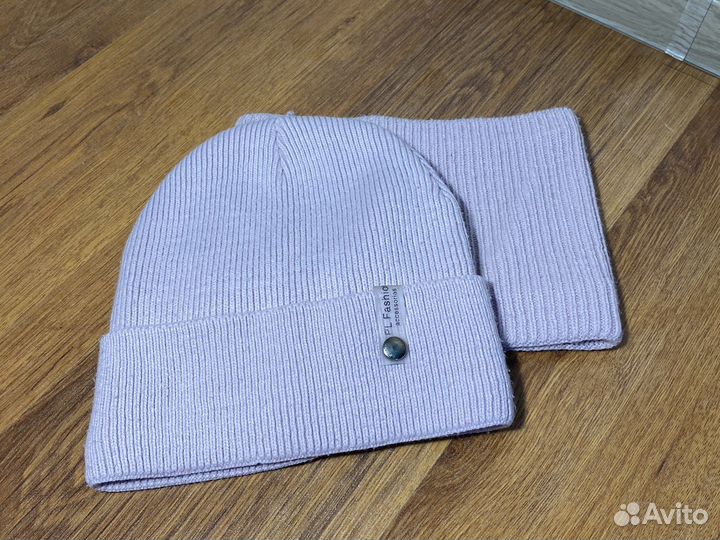 Набор шапка шарф женский