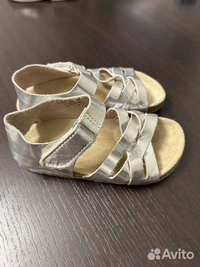 Сандалии для девочки 22 размер zara