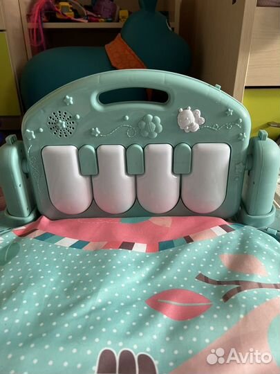 Развивающий коврик babygo с пианино