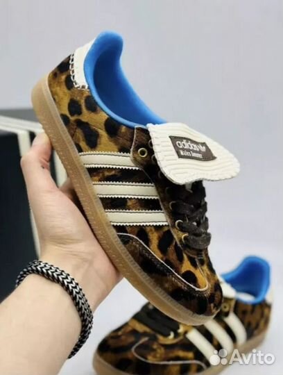 Леопардовые кеды adidas