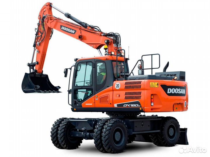 Колёсный экскаватор DOOSAN DX160W, 2024