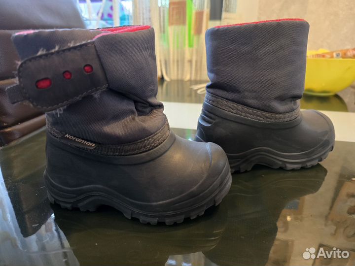Резиновые ботинки утепленные