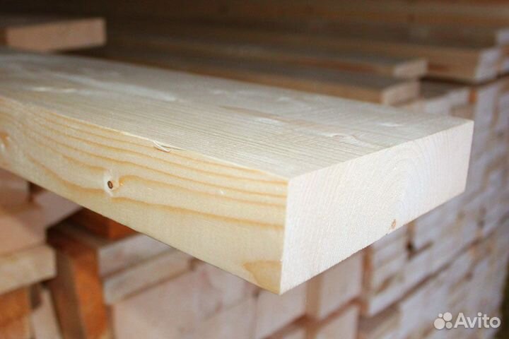 Сухая строганая доска из сосны 40х100х6000 мм