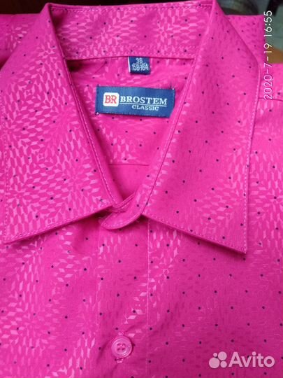 Рубашка нарядная Модал 158/164 + 2шт. х/б, п/э