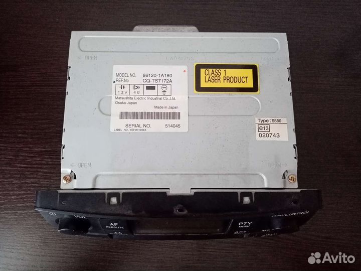 Магнитола toyota corolla 120