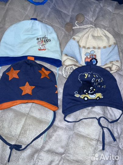 Шапка для мальчика 50 52