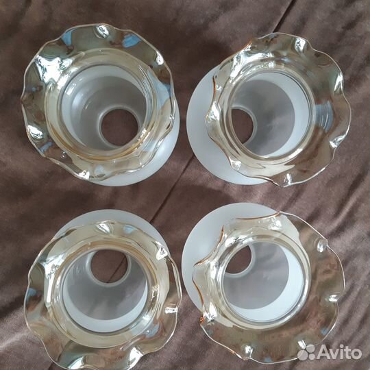 Плафоны для люстры или светильников 4 шт