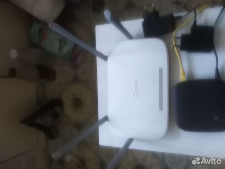 Тв приставка и роутер