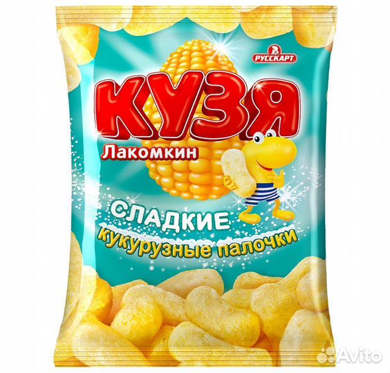 Кукурузные палочки Кузя Лакомкин 100 г