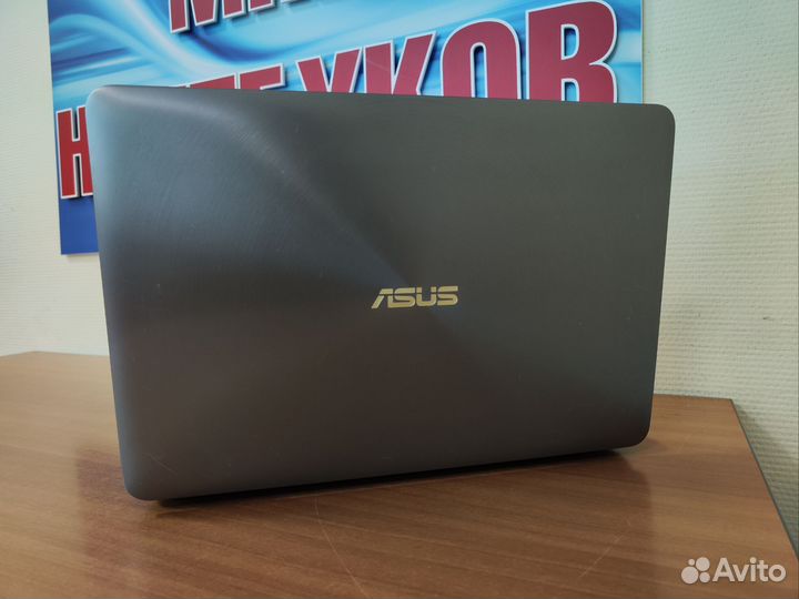 Мощный металлический ноутбук Asus с гарантией