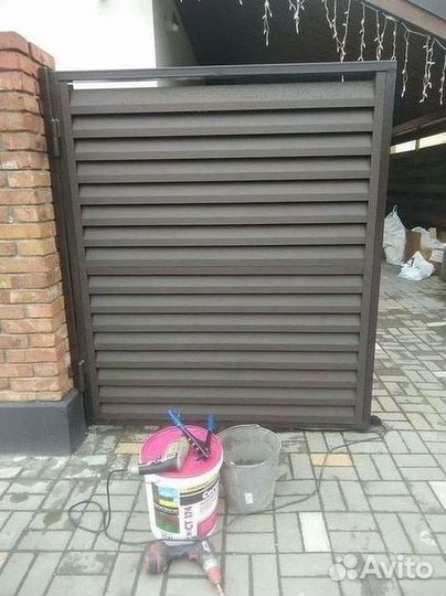Забор жалюзи для дома