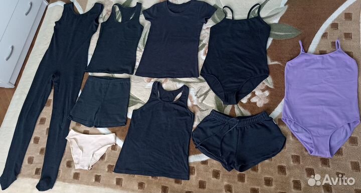 Тренировочная форма для гимнастики/танцев р128-146