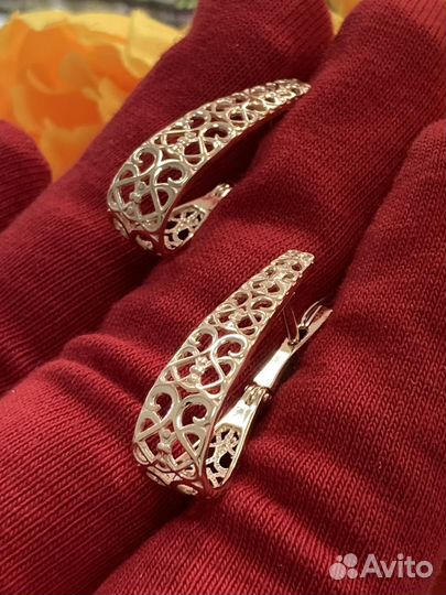 Серьги 585 пробы