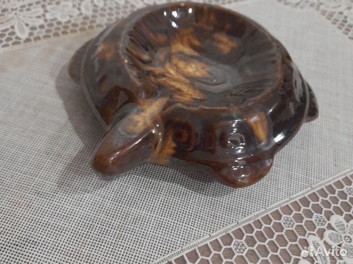 Пепельница черепаха керамика