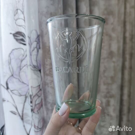 Стакан, бокал Bacardi. Большие. 3шт