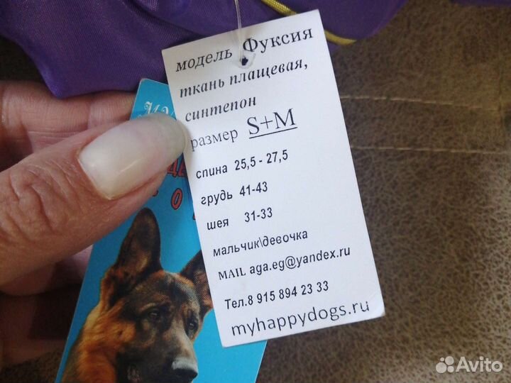 Костюм для мелких пород собак