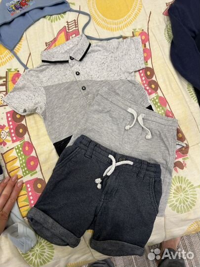 Детские вещи пакетом на мальчика 86 92 hm zara