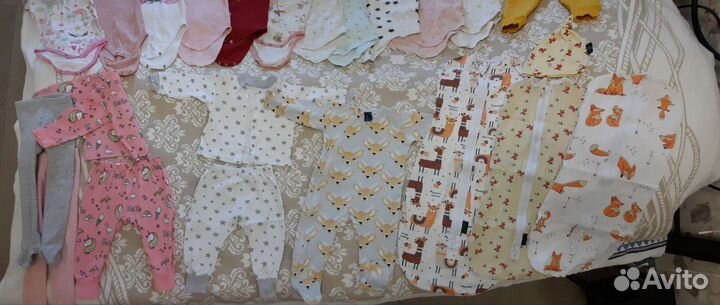 Детские вещи пакетом для девочек 74-80 см