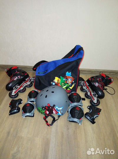 Ролики +защита и шлем