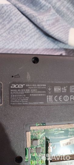 Ноутбук acer aspire Es1-532 series