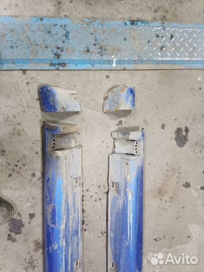 Накладки на пороги опель астра G bertone