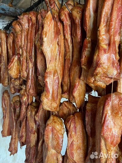 Домашнее копчение мяса сала