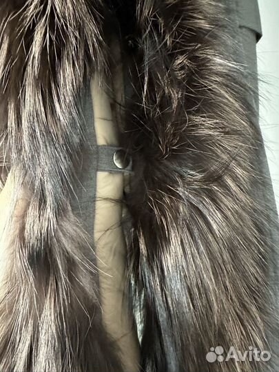 Парка с натуральным мехом