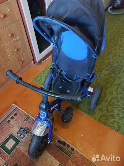 Трехколесный детский велосипед с ручкой бу