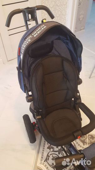 Велосипед коляска с ручкой