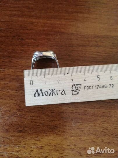 Мужская печатка серебро