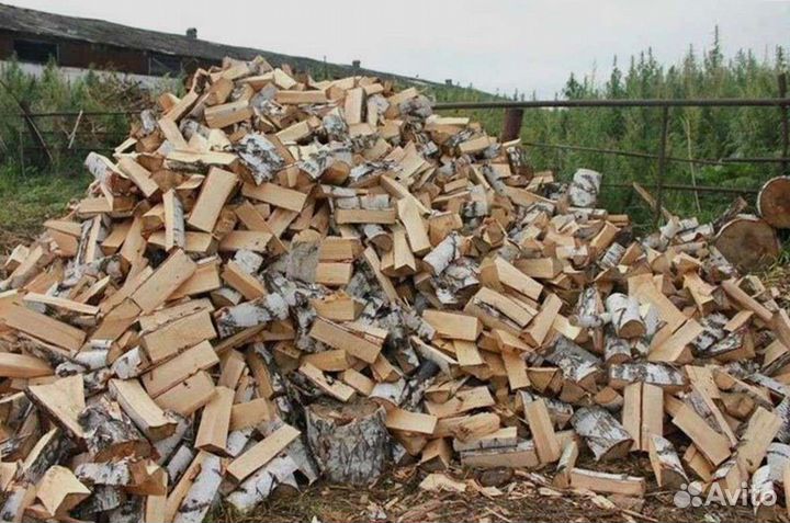 Дрова березовые. Колотые