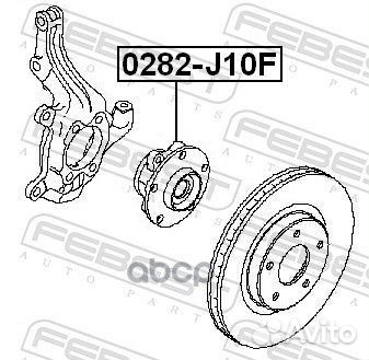 Ступица передняя в сборе nissan qashqai, juke 0