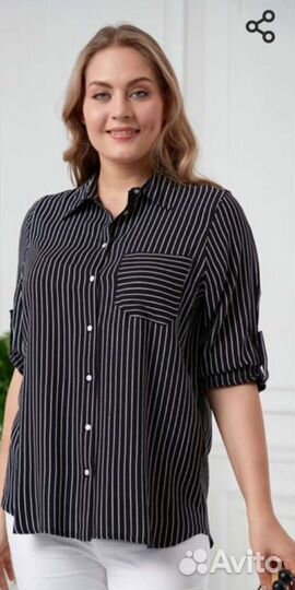 Рубашка блузка большие размеры,Турция