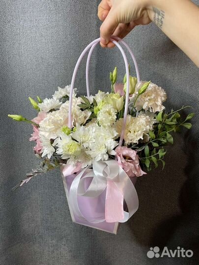 Букет цветов, композиция, цветы в коробке