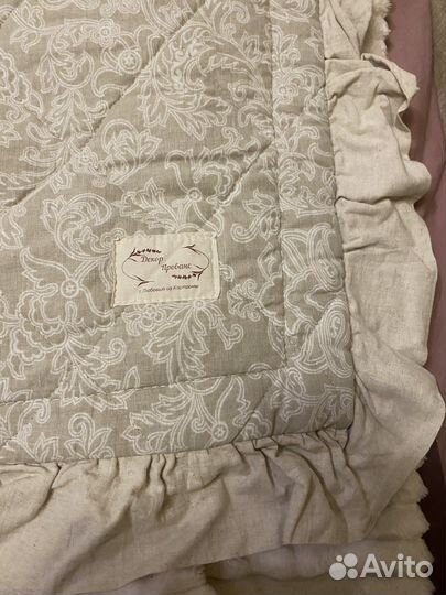 Детское льняное стёганое одеяло.Новое