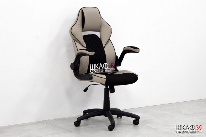 Q-372 Кресло компьютерное signal черный\бежевый (П