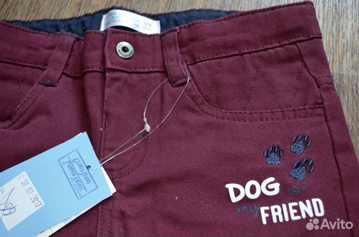 Новые джинсы р. 104-110