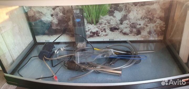 Панорамный аквариум 100л