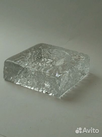 Хрустальная ваза/пепельница Orrefors. Швеция. 70-е