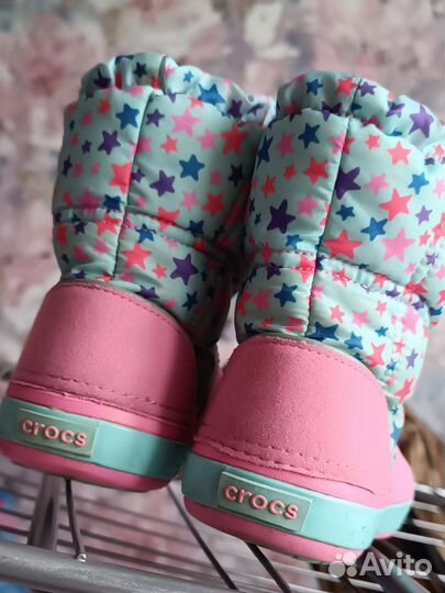 Сапоги Crocs на девочку