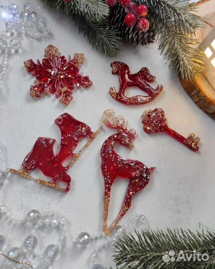 Ёлочные игрушки ручной работы