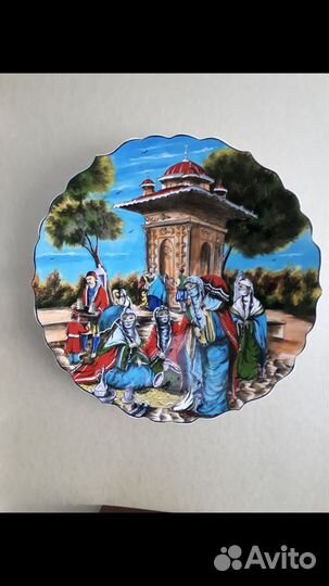 Тарелка фарфор настенная