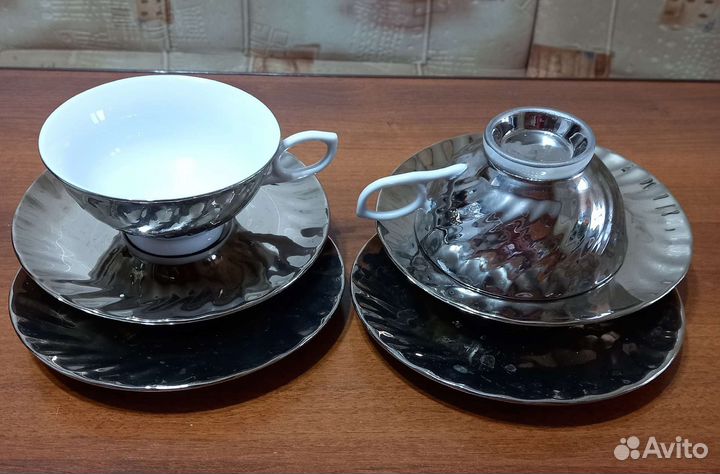 Чашки и блюдца фарфор