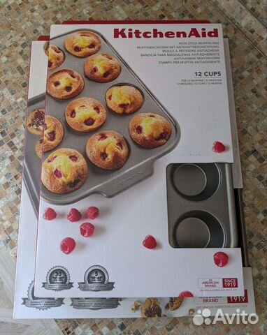 Форма для выпечки кексов на 12 шт KitchenAid