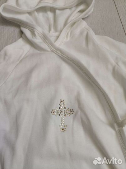 Новая Крестильная рубашка - халатик на 1-2 года