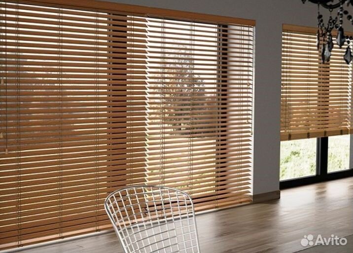 Горизонтальные жалюзи деревянные