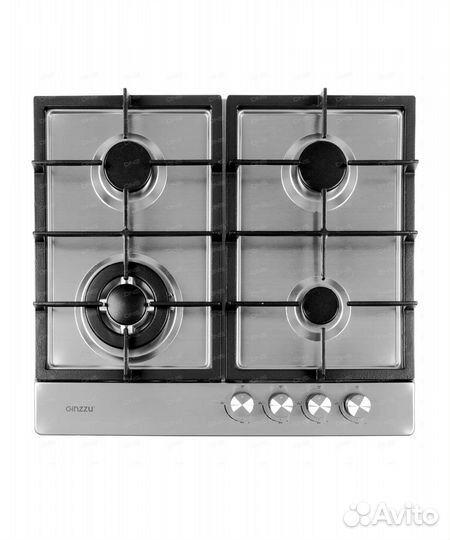 Газовая варочная панель 4 конфорки Ginzzu