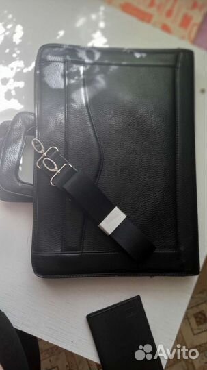 Мужской кожаный портфель новый